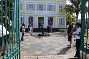 L'entrée de l'Artothèque