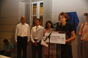 Discours de Laurence MACE, Directrice de la Bibliothèque Départementale de La Réunion