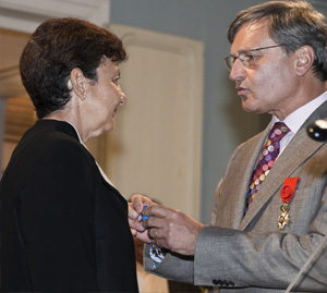 Sonia RIBES-BEAUDEMOULIN, conservateur en chef du Muséum d'hitoire Naturelle et Pierre-Henry MACCIONI, Préfet de La Réunion