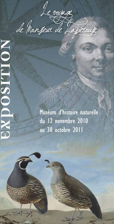 affiche de l'exposition Laperouse du 12/11/10 au 30/10/11