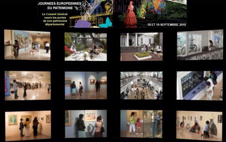 Un mur 3D photos consacré aux Journées du Patrimoine 2010 !