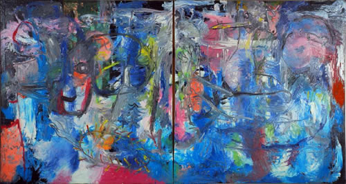 vildeman-Osiris et mo i, 2004. Peinture