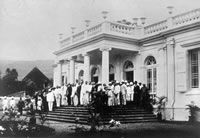 Inauguration du musée Léon Dierx le 12 novembre 1912. Coll.   Arch. dép. de La Réunion.