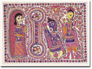 Le mariage d’Arjuna et de Draupadi