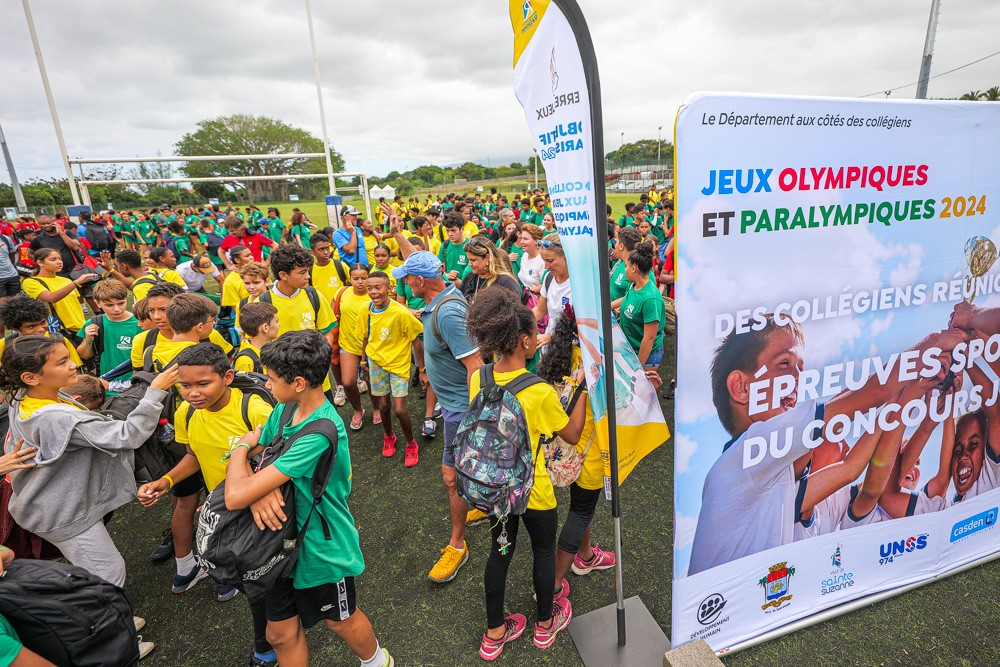 les participants à cette journée sportive