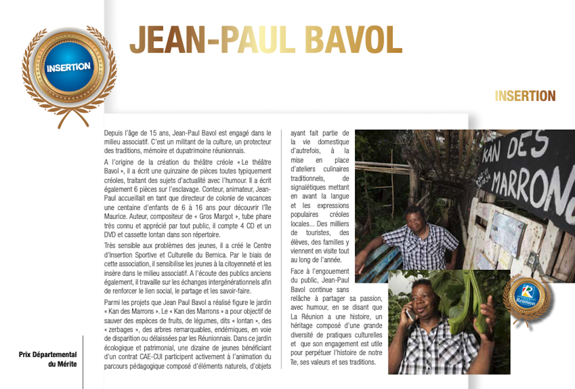 page consacré à Jean-Paul Bavol