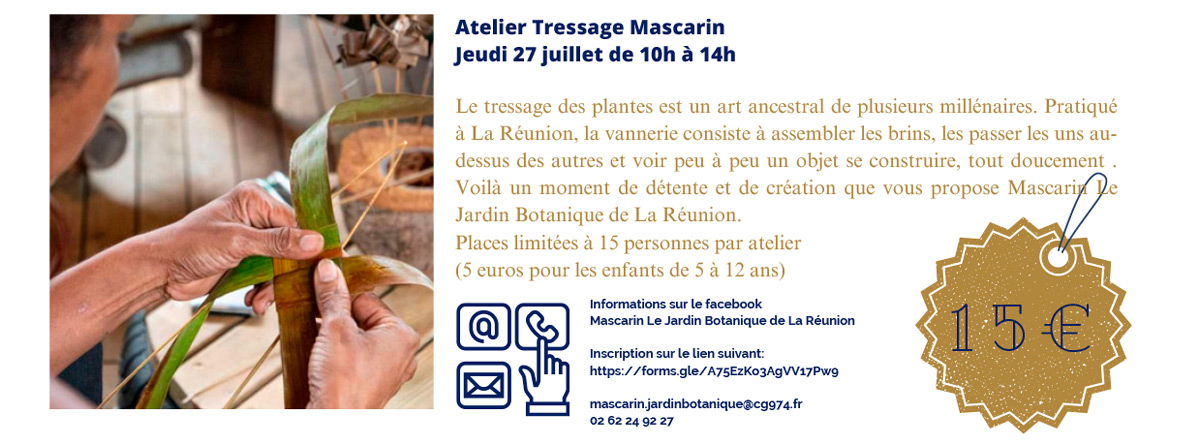 Programme Vacances Mascarin - Juillet Aout - 2023