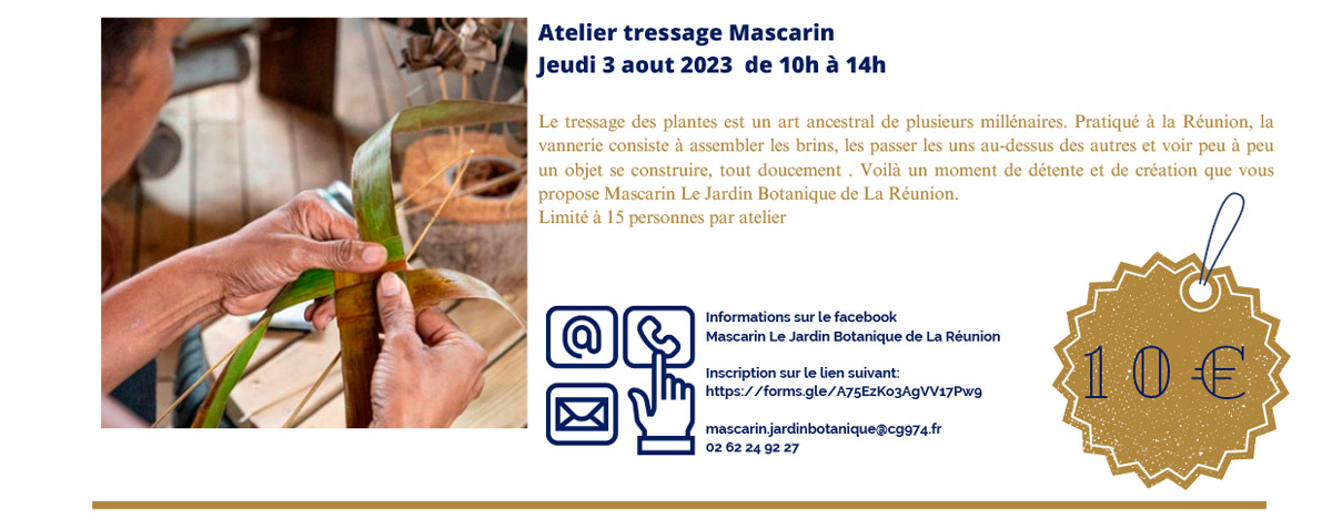 Programme Vacances Mascarin - Juillet Aout - 2023
