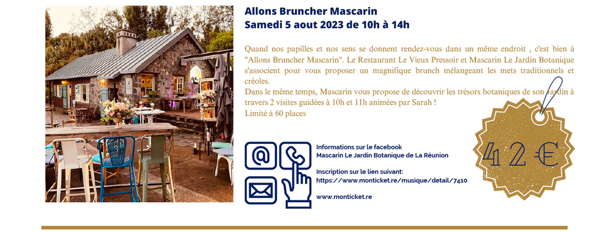 Programme Vacances Mascarin - Juillet Aout - 2023