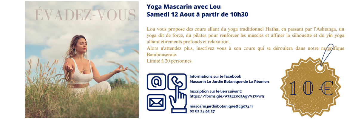 Programme Vacances Mascarin - Juillet Aout - 2023