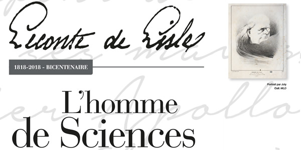 Leconte de Lisle, L'homme de Sciences