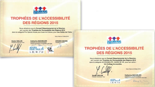  trophées nationaux de l'accessibilité des régions