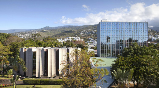 Vue extérieure de l'hémicycle du Département