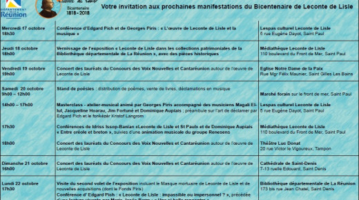 affiche des concerts