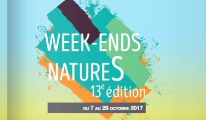 Week-ends Natures 2017 : du 7 au 29 octobre