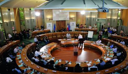 intérieur de l'hémicycle