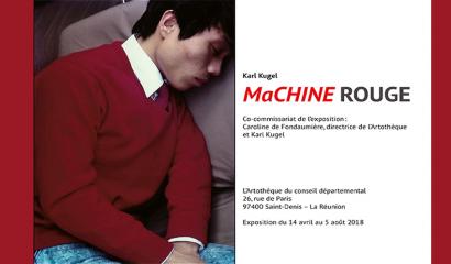 affiche de l'exposition machine rouge