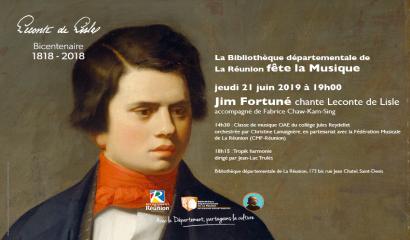 Affiche de la fête la Musique à la bibliothèque départementale