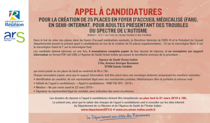 Appel à candidatures