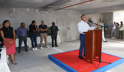 Cyrille Melchior prononce son discours