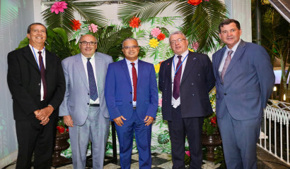 Harold CAZAL, André YCHÉ, Jean-Léonce DUPONT, Cyrille MELCHIOR, Jean-Claude PECH et Daniel GONTHIER