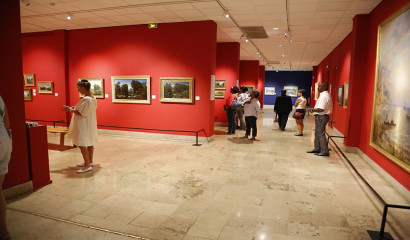 des visiteurs du musée Léon Dierx