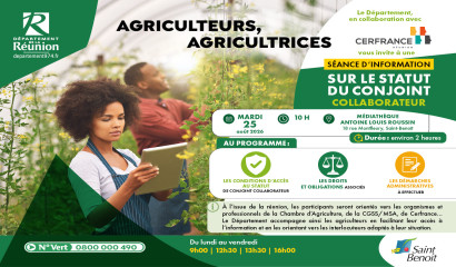visuel décrivant les information pour la séance d'information