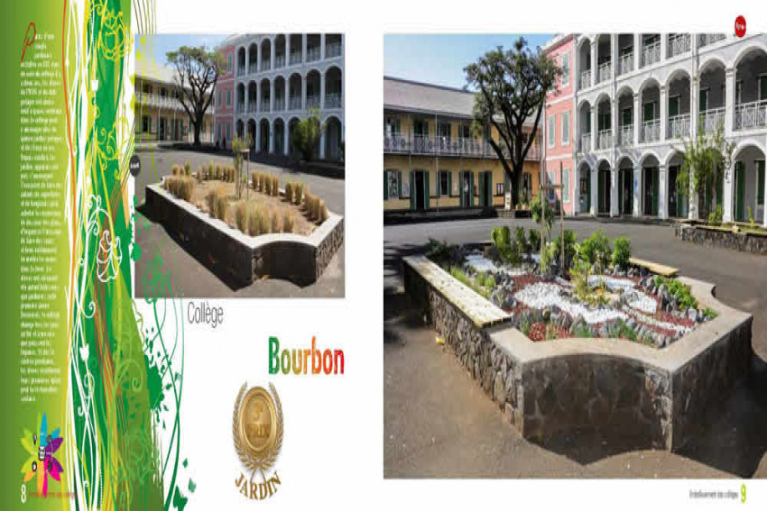 collège bourbon, 3eme prix, jardin