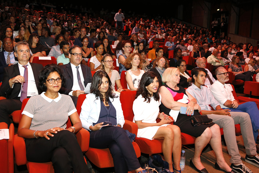 les membres du jury du concours régional d'éloquence 2018