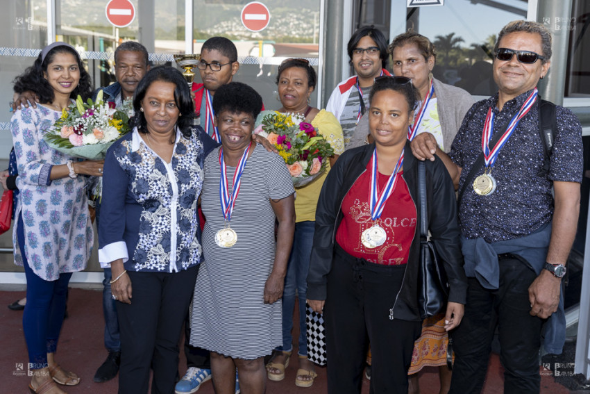 Marie-Paule BALAYA Vice-Présidente déléguée au Handicap et aux personnes âgées, a félicité les vainqueurs du Concours National Handidanse 2018