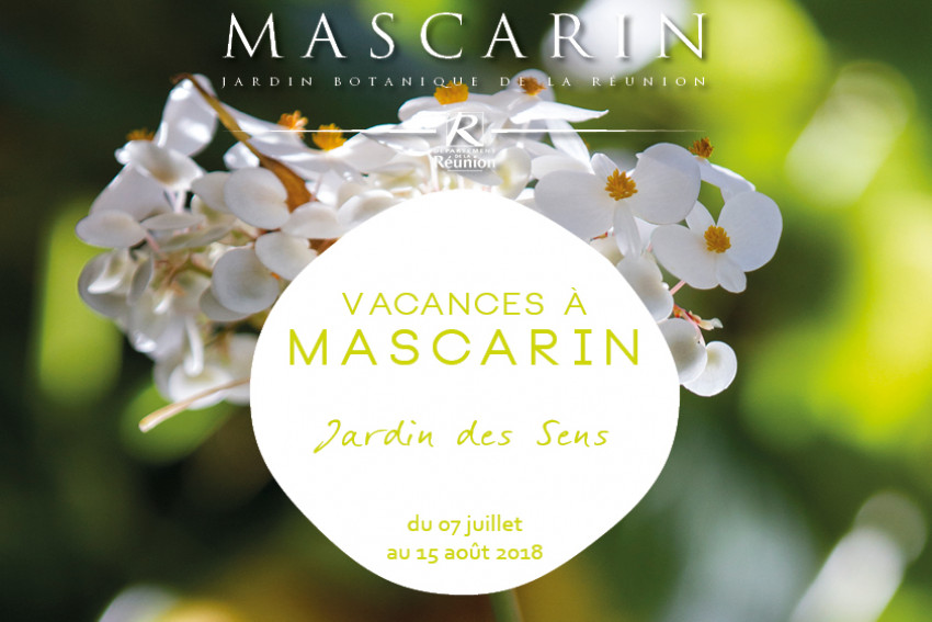 affiche Programme vacances de juillet-août 2018 à Mascarin