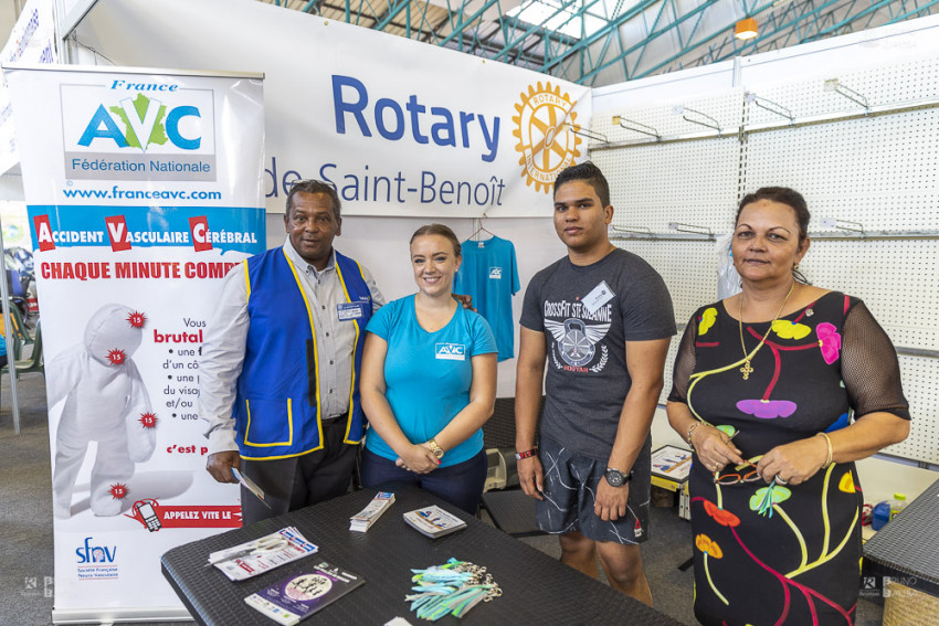 Le rotary club de saint benoit était présent à la 3ème édition du salon des Séniors