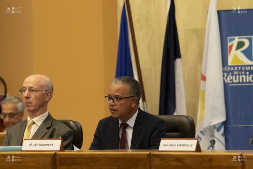 cyrille melchior président du Département de La Réunion