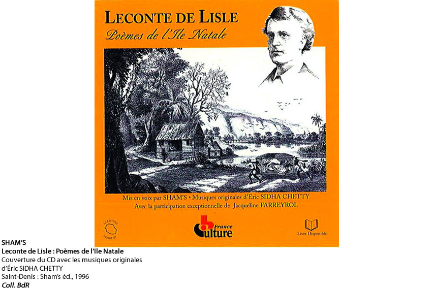 Les Poèmes Hindous de Leconte de Lisle et Couverture du CD avec les musiques originales d’Éric SIDHA CHETTY