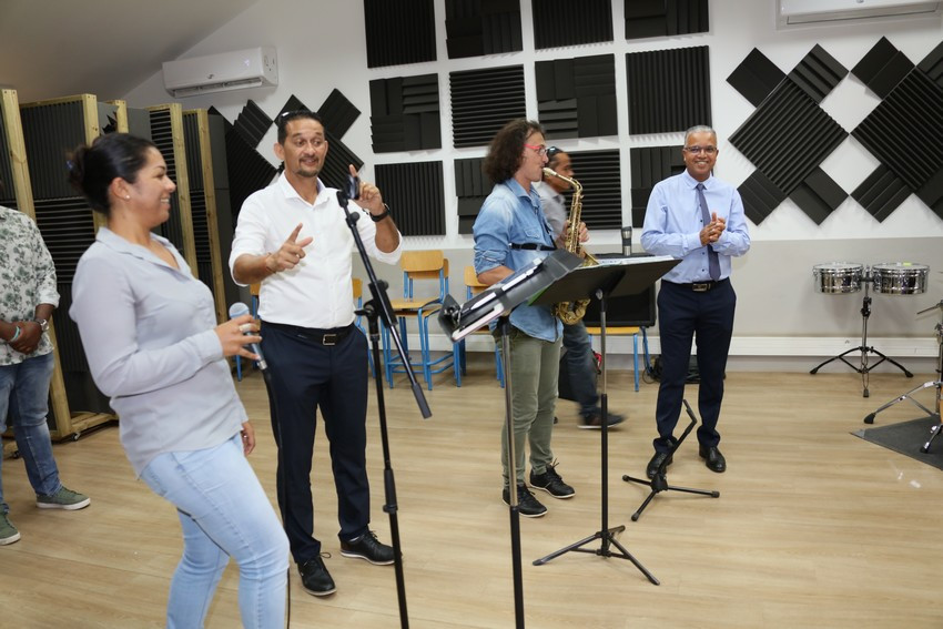 Visite à l'école des musiques actuelles