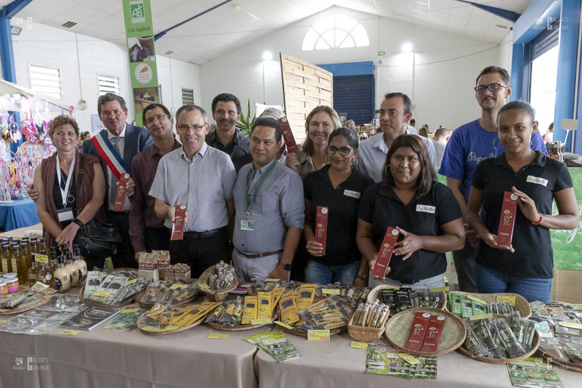 La Vanille des laves de l'entreprise Provanille récemment médaillée d'or au Salon International de l'Agriculture