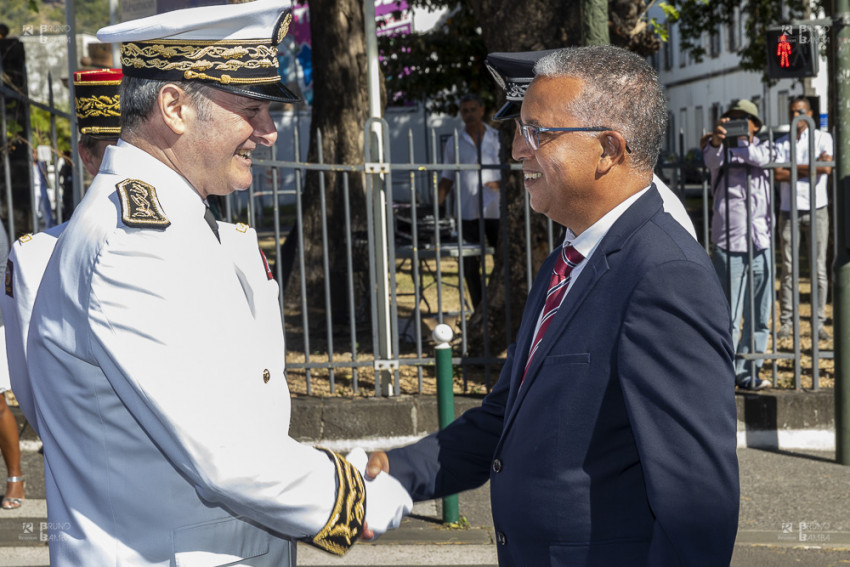 Cyrille Melchior salue le nouveau Préfet de La Réunion