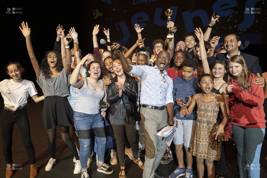 Le jury présidé par Ismaël Aboudou a été enchanté des prestations des 12 collèges participants