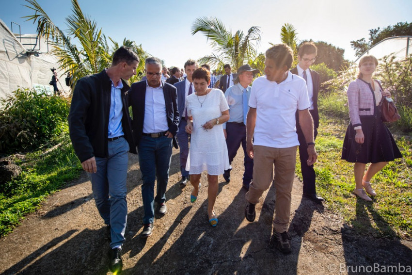 visite de la Ministre des Outre-mer à La Réunion