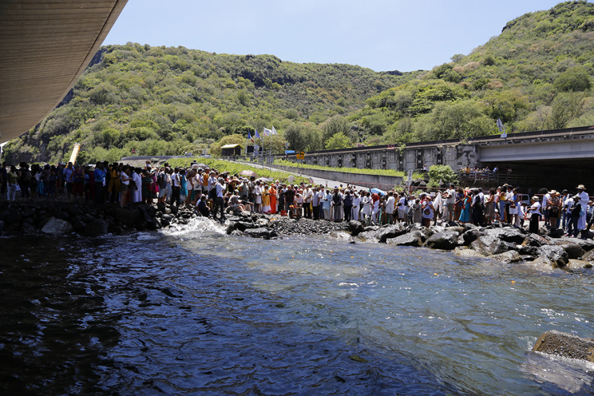 Commémoration des travailleurs engagés de La Réunion au Lazaret de la Grand Chaloupe