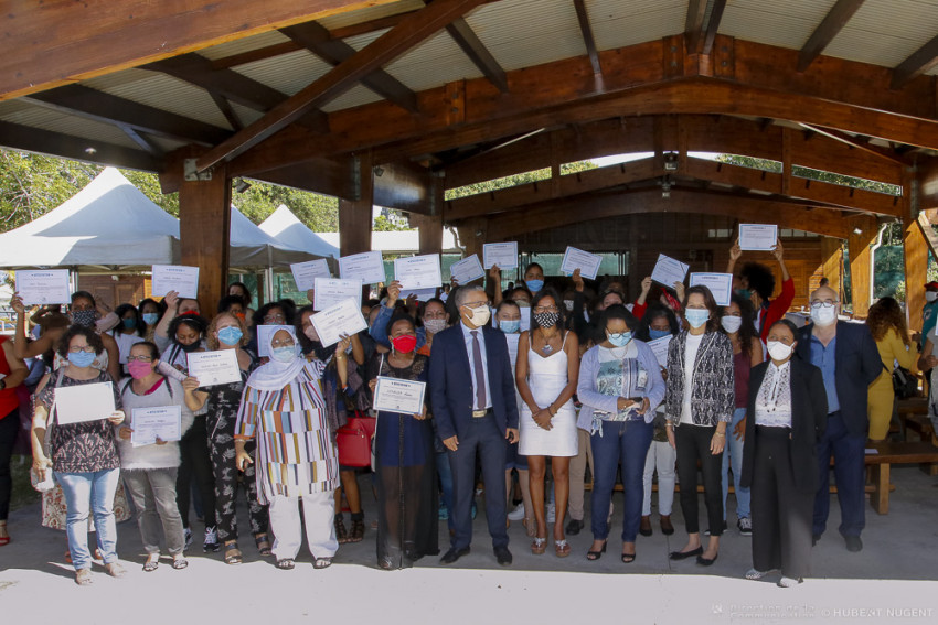 Une cérémonie organisée à la Saphir à Saint-Pierre