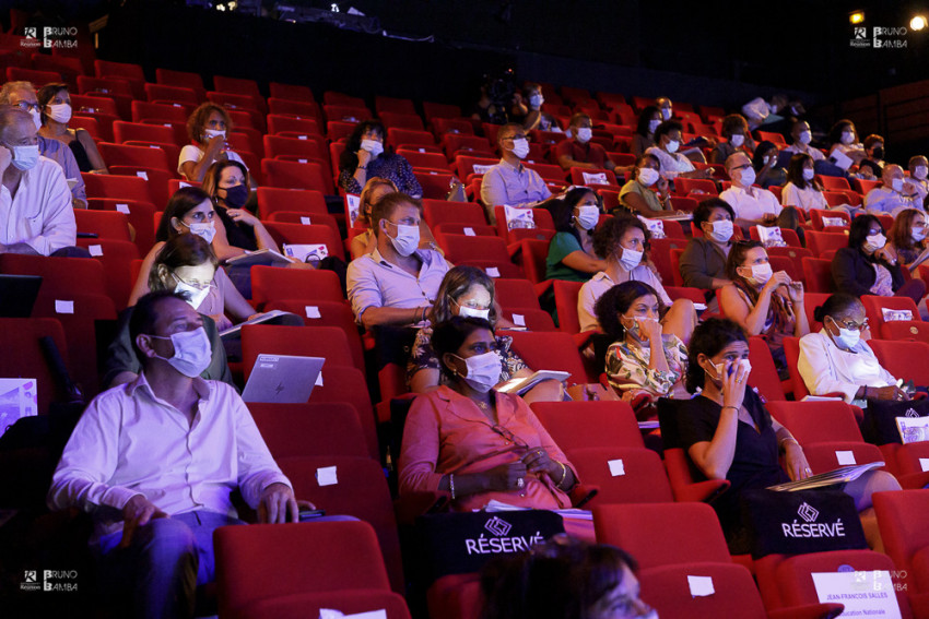 Les participants à la Cité des Arts