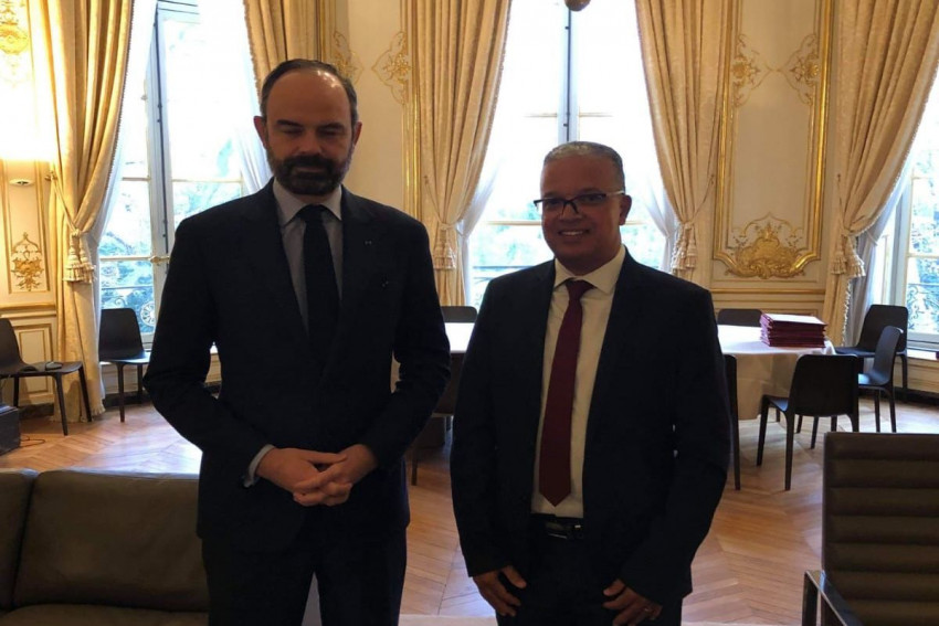 Edouard Philippe et Cyrille Melchior