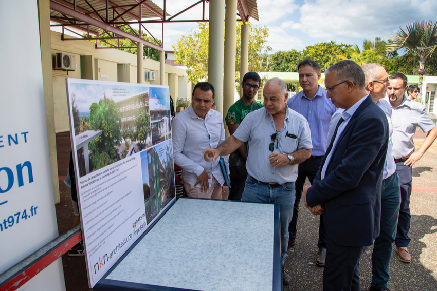 Parmi les travaux prévus au collège Antoine Soubou, figurent la réalisation d'un préau de 210 m², la rénovation et la restructuration des salles de sciences, l’agrandissement du CDI, la création d’un pôle science et d’un ascenseur, et notamment des travaux de câblage informatique