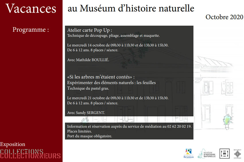 Vacances au Muséum d'histoire naturelle - Octobre 2020