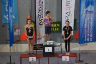 Oriane Bertone sur le podium