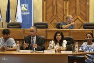 Le président du Conseil Départemental Cyrille Melchior a ouvert les débats avec à ses côtés Jean-Marie Virapoullé, Nassimah Dindar et Marie Paule Balaya