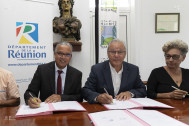Cyrille Melchior et Maurice GIRONCEL signent le Pacte de Solidarité Territoriale