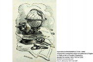 Hyacinthe De BOUGAINVILLE (1781-1846) Journal de la navigation autour du globe de la Frégate La Thétis et de La Corvette L'Espérance, pendant les années 1824, 1825 et 1826 (détail d'une gravure, p.4) 