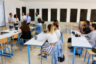 Le Président du Département rencontre les jeunes de cette école de musique